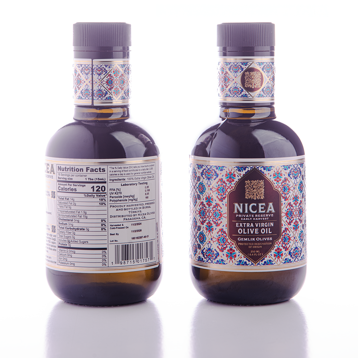 Private Reserve Early Harvest (250 mL) — Nicea Olive Oil